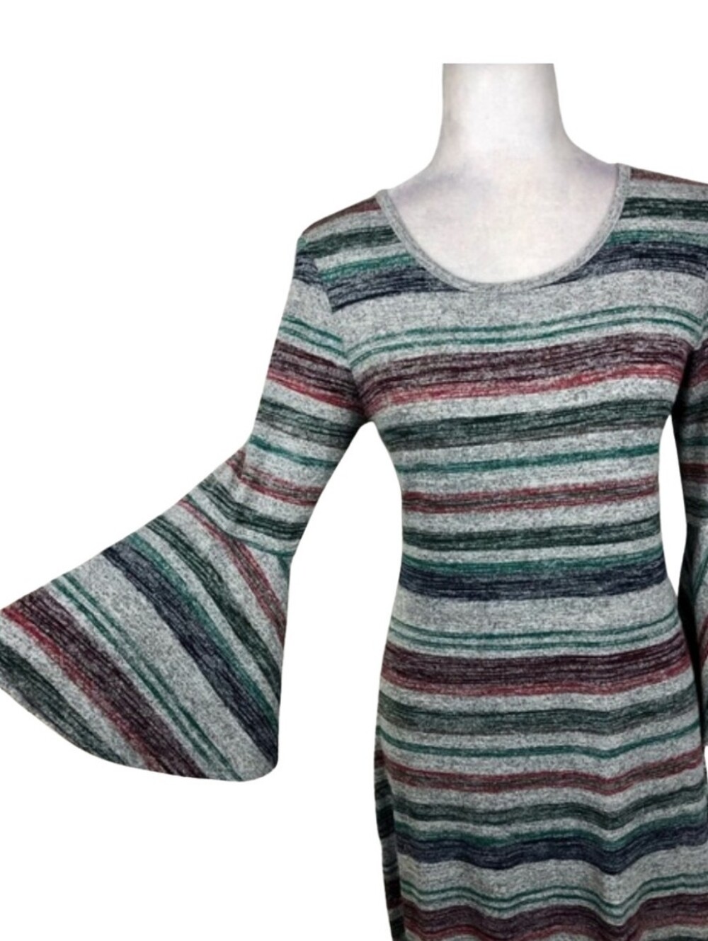 Market & Spruce Evelyn Stripe Knit Dress, Sz M